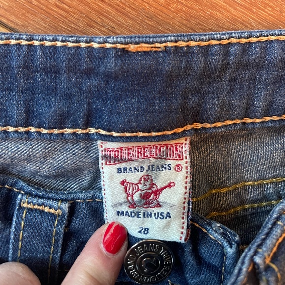 True Religion Joey Flare Jeans Women’s Size 28 Made in USA - Picture 2 of 16